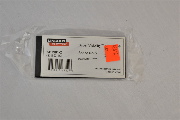 Lincoln Electric Super Visibility Lens Shade #9 [L050]